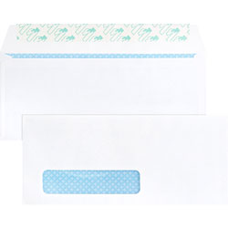Business Source Business Envelopes, No. 10, Peel/Seal, 9-3/4" x 4", White