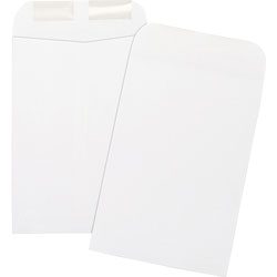 Business Source Catalog Envelopes, Plain, 24Lb., 6-1/2 in x 9-1/2 in, 500/Pack, White