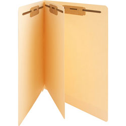 Business Source Classification Folders,2 in Fasteners,11 Pt, Letter,50/BX,Manilla