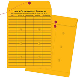 Business Source Envelopes, Inter-Dept, Stand, No.32, 10 in x 13 in, 100/BX, BKFT