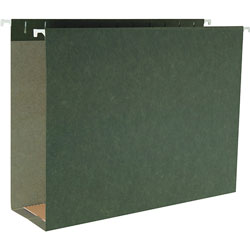 Business Source Hanging File Folders, Letter, 1/5 in Tab, 3 in Exp, 25/BX, SDGN