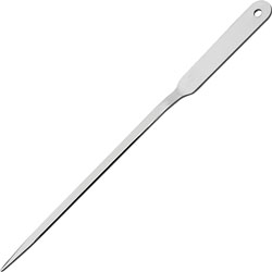 Business Source Letter Opener, Nickel Plated, Steel/Silver