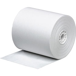 Business Source Paper, Single Ply Rolls, 2-1/4 in x 150', Bond, 3/PK, White