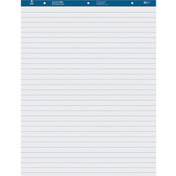 Business Source Standard Easel Pad, 50 Sheets, 27 in x 34 in, White