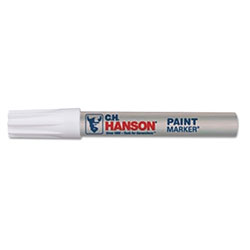 C.H. Hanson Paint Markers, 1/2 in, White