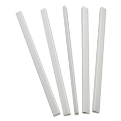 C-Line Slide 'N Grip Binding Bars, White, 11 x 1/4, 100/Box (CLI34447)