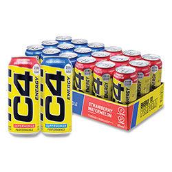 C4® Energy Drink Variety Pack, Assorted Flavors, 16 oz Can, 18/Carton