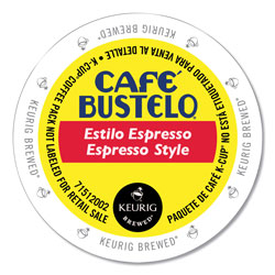 Cafe Bustelo Espresso Style K-Cups, 24/Box