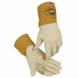 Caiman Kontour Welding Gloves, Cow Grain Leather, X-Large, Cream