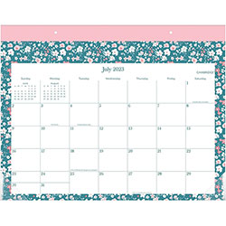 Cambridge Pippa Academic Desk Pad Calendar - Academic - Monthly - 12 Month - July 2023 - June 2024