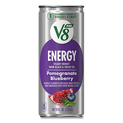 Campbell's® +ENERGY, Pomegranate Blueberry, 8 oz Can, 24/Carton