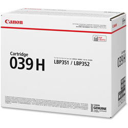 Canon 0288C001AA (039H) High-Yield Ink, Black