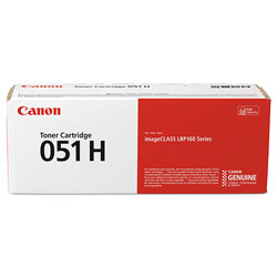 Canon 2169C001 (051H) High-Yield Toner, 4100 Page-Yield, Black