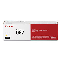 Canon 5099C001 (067) Toner, 1,250 Page-Yield, Yellow