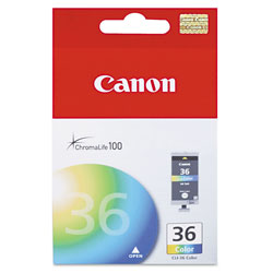 Canon CLI36 (CLI-36) Ink, 100 Page-Yield, Tri-Color