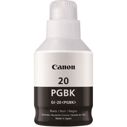 Canon GI-20 MegaTank Ink, Inkjet, Black