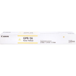 Canon GPR-56 Toner Bottle Cartridge, Laser, Yellow, 66500 Pages