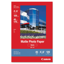 Canon Matte Photo Paper, 4 x 6, Matte White, 120/Pack