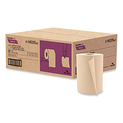 Cascades Select Hardwound Roll Towels, 1-Ply, 7.88 in x 350 ft, Natural, 12 Rolls/Carton