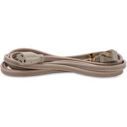 Compucessory Heavy Duty Extension Cord, 9', Gray