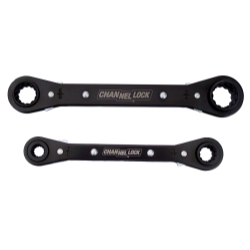 Channellock 2 Piece 4-in-1 SAE Ratcheting Wrench Set