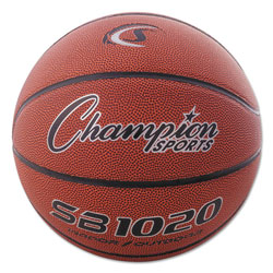 Champion Composite Basketball, Official Size, 30 in, Brown