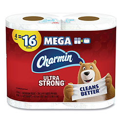 Charmin Ultra Strong Bathroom Tissue, Septic Safe, 2-Ply, White, 264 Sheet/Roll, 4/Pack