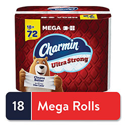 Charmin Ultra Strong Bathroom Tissue, Septic Safe, 2-Ply, White, 264 Sheet/Roll, 18/Pack