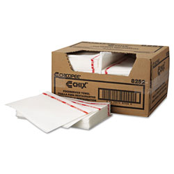 Chicopee Chix Foodservice Towels, White, Case of 150 (CHI8252)