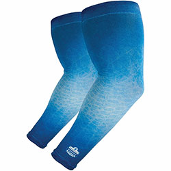 Chill-Its 6695 Sun Protection Arm Sleeves, XL/XXL, Blue