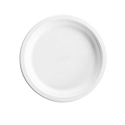 Chinet 8 3/4 in Round Plate, White, 125/Pack