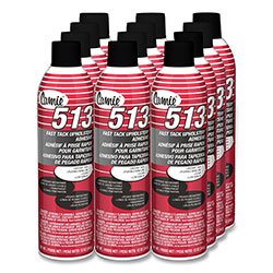 Claire 513 Fast Tack Upholstery Adhesive, 12 oz, Dries Clear, Dozen