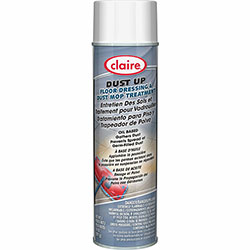 Claire Dust Up Dust Mop Treatment, 20 oz, Ready-To-Use Aerosol, Spray, 20 fl oz (0.6 quart), Pleasant Lemon Scent, 12/Can