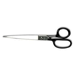 Clauss® Hot Forged Carbon Steel Shears, 9 in Long, 4.5 in Cut Length, Black Straight Handle