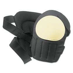CLC Custom Leather Craft Plastic Cap Swivel Knee Pads, Hook-and-Loop, Black/White Cap