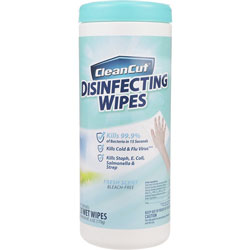 Clean Cut Disinfecting Wipes - Wipe - Fresh Scent - White