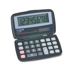 Canon LS555H Handheld Foldable Pocket Calculator, 8-Digit LCD