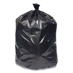 Coastwide Professional™ High-Density Can Liners, 45 gal, 22 mic, 40 in x 48 in, Black, 150/Carton