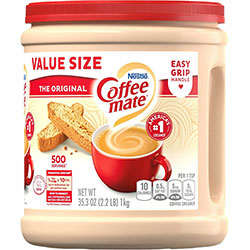 Coffee-Mate® Original Creamer, Original Flavor, 2.21 lb (35.30 oz), 1EachCanister, 500 Serving