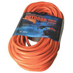 Coleman Cable 02409 100' 14/3 Sjtw-a Red Extcord 300v