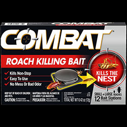 Combat Roach Bait Insecticide, 0.42 oz, 12/Pack, 10 Packs/Carton