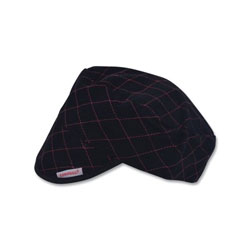 Comeaux Caps Style 3000 Black Quilted Shop Cap, One Size Fits Most