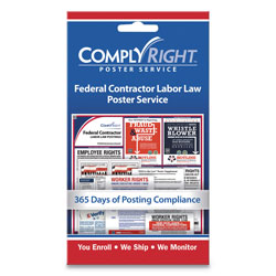 ComplyRight Labor Law Poster Service,  inFederal Contractor Labor Law in, 4w x 7h