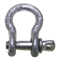 Cooper Hand Tools 419-S Series Screw Pin Shackles, 1/2" Bail, 2-Ton Capacity