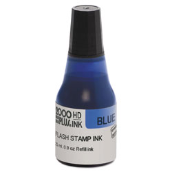 Cosco Pre-Ink High Definition Refill Ink, Blue, 0.9 oz. Bottle