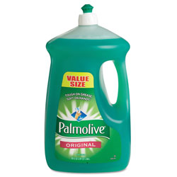 Colgate Palmolive Dishwashing Liquid, Original Scent, Green, 90oz Bottle, 4/Carton