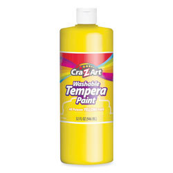 Cra-Z-Art® Washable Tempera Paint, Yellow, 32 oz Bottle
