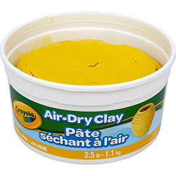 Crayola Air-Dry Clay - Art, Classroom, Art Room - Yellow