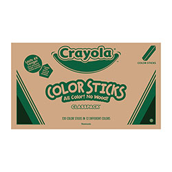 Crayola Color Sticks Classpack Set, Assorted Lead and Barrel Colors, 120/Pack