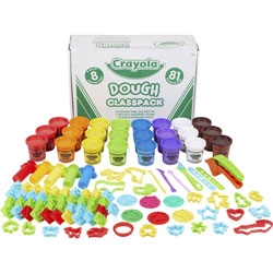 Crayola Dough Modeling Tools Classpack, Modeling, Fun and Learning, Recommended For 2 Year, 24/Box, Assorted